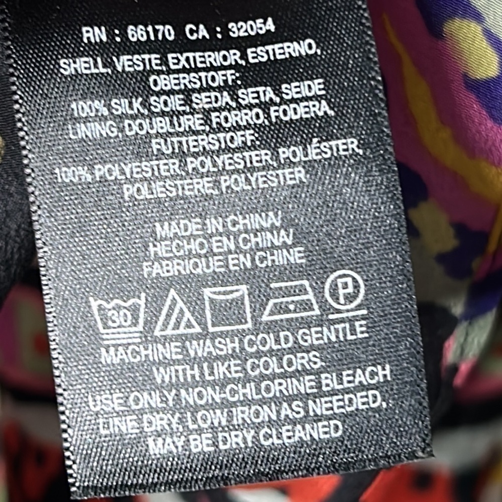 ANTHROPOLOGIE HD IN PARIS Moon Struck Asymmetrical 100% Silk Cami Top Si… - Picture 14 of 14